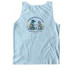10th Anniversary Fundraiser, a Chambray Comfort Colors Tank Top (back-view)
