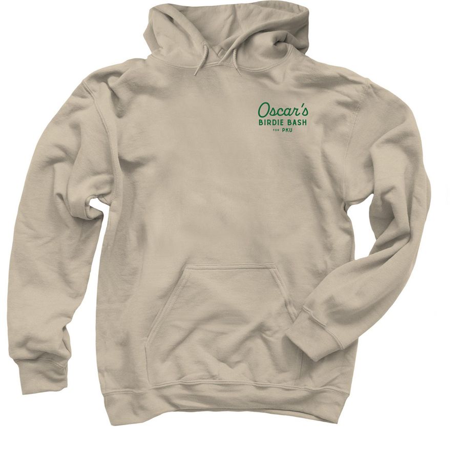 Oscar?s Birdie Bash ? Light Tee, a Sand Pullover Hoodie