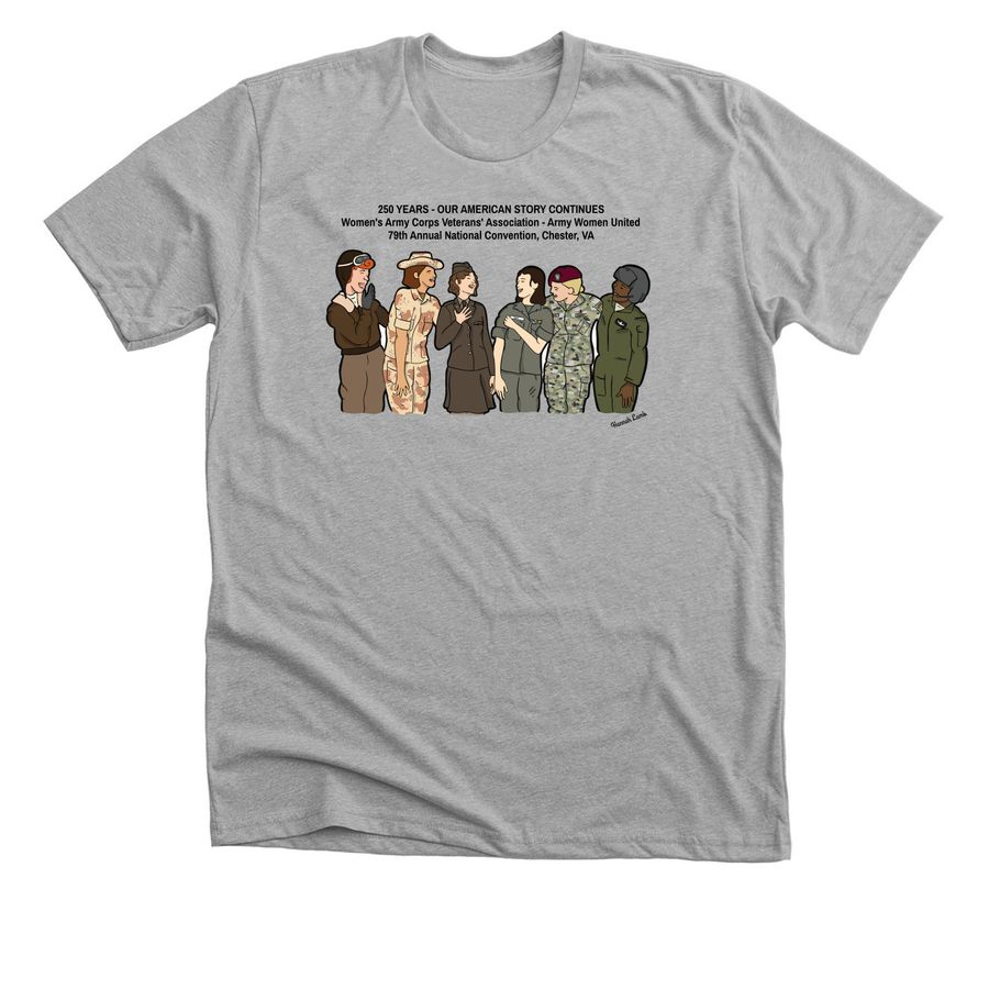 2026 Convention Gear, a Athletic Heather Premium Unisex Tee