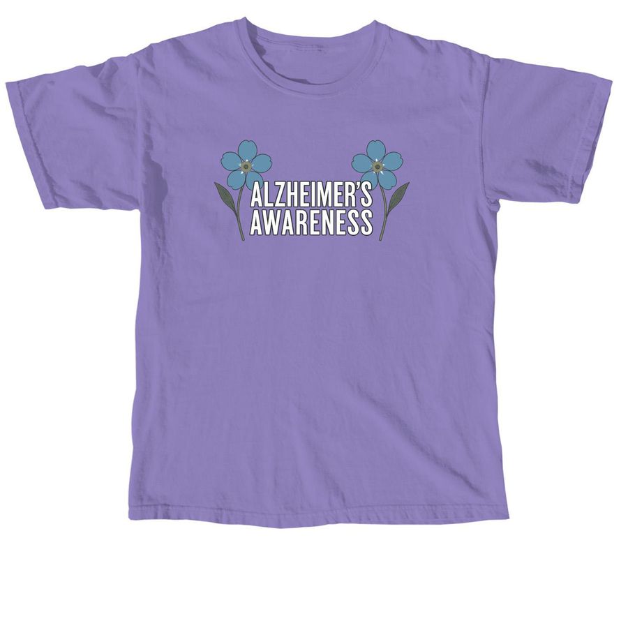 Walk to End Alzheimer?s Shirt, a Violet Comfort Colors Unisex Tee