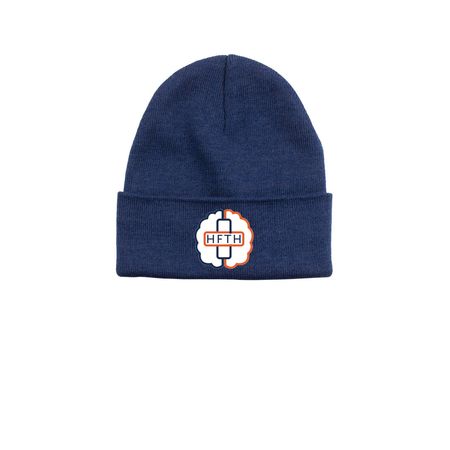 HFTH Logo Beanie, a Azure Printed Base Camp Beanie