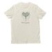 Grief is love blooming, a White Sand Allmade Organic Cotton Unisex Tee