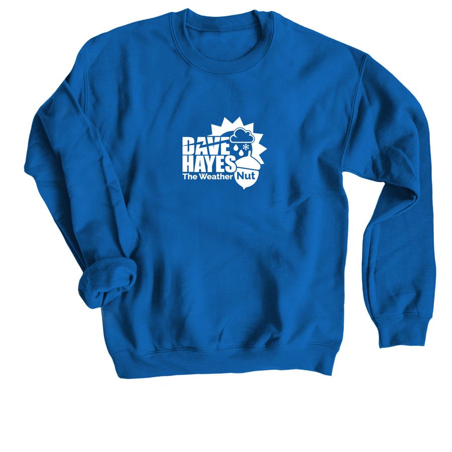 DHTWN Classic Logo, a Royal Blue Crewneck Sweatshirt