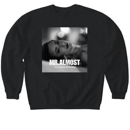 Mr.Almost, a Black Softstyle Crewneck Sweatshirt
