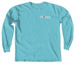 Oh the Places You?ll Go!, a Lagoon Comfort Colors Long Sleeve Tee (back-view)