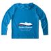 Sun Shirt, a Sapphire UV Performance Long Sleeve Hoodie (back-view)