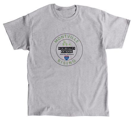 "BE BRAVE WITH US" Apparel, a Sport Grey Classic Unisex Tee