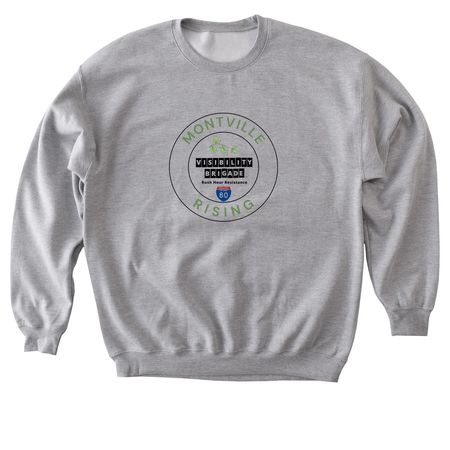 "BE BRAVE WITH US" Apparel, a Sport Grey Softstyle Crewneck Sweatshirt