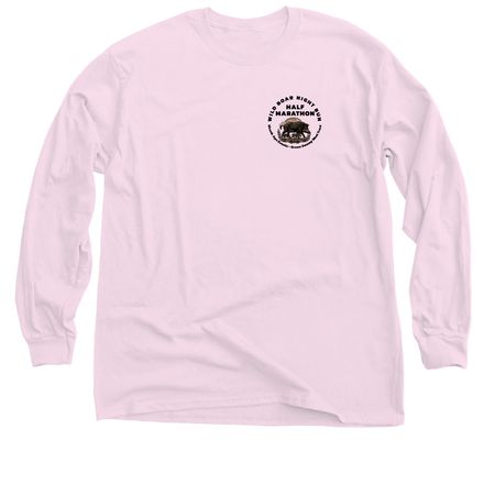 Wild Boar Night Run, a Light Pink Classic Long Sleeve Tee