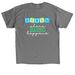 Where MAGIC happens, a Charcoal Classic Unisex Tee (back-view)