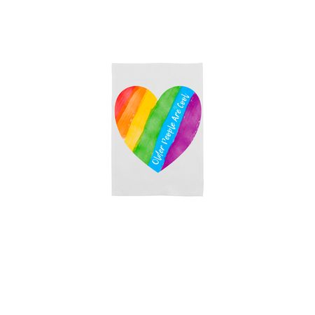 The Flag- 2026 Pride Collection&nbsp;, a White 12" x 18" Yard Flag