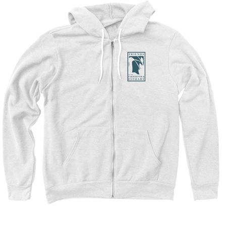 Tidal Zip Up Hoodie, a White Zip Up Hoodie