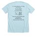 Koi Fish by Megan, a Heather Ice Blue Premium Unisex Tee (back-view)