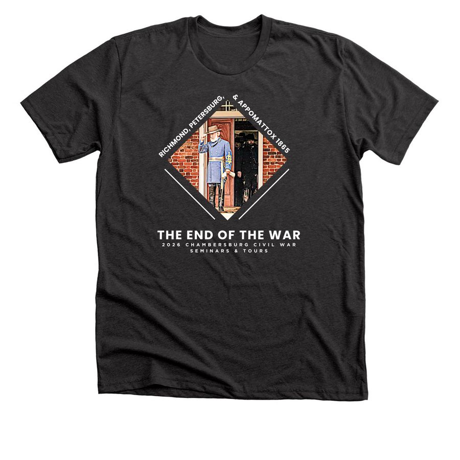 End of the War Merch Part 3, a Dark Grey Heather Premium Unisex Tee
