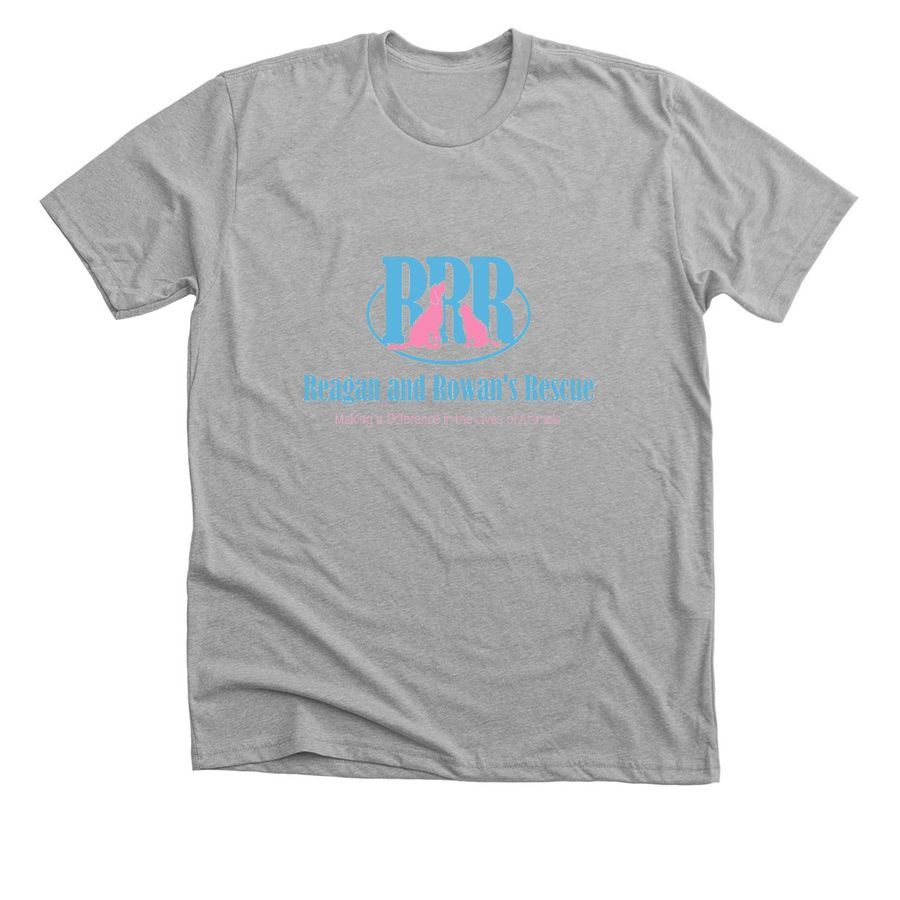 Dogtober T-shirt Fundraiser, a Athletic Heather Premium Unisex Tee
