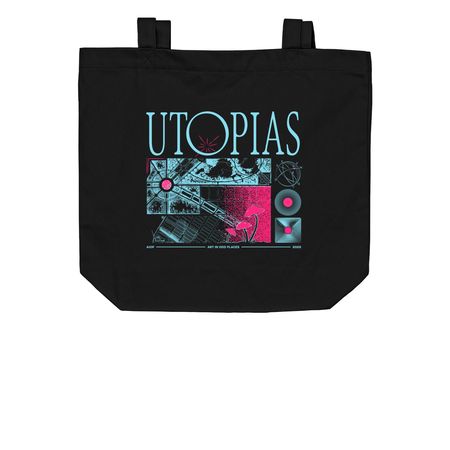 AiOP 2026: UTOPIAS Tote, a Black Organic Cotton Tote Bag