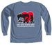 HHR Medical Fundraiser for Mia, a Blue Jean Comfort Colors Long Sleeve Tee (back-view)