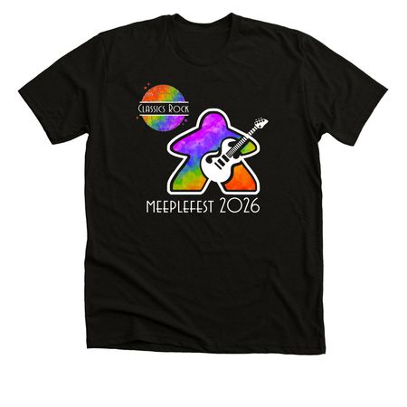 UAG: Classics Rock (Dark), a Black Heather Premium Unisex Tee