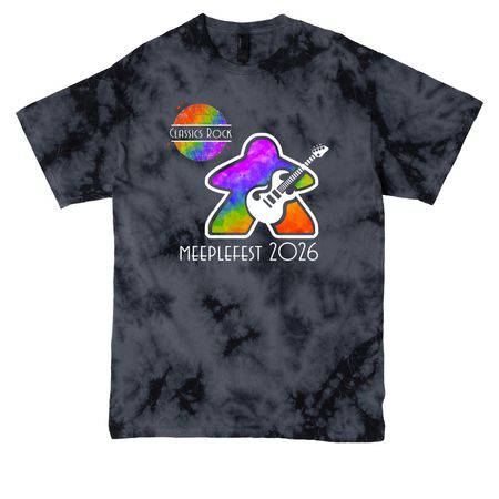 UAG: Classics Rock (Dark), a Black Crystal Tie Dye Tee