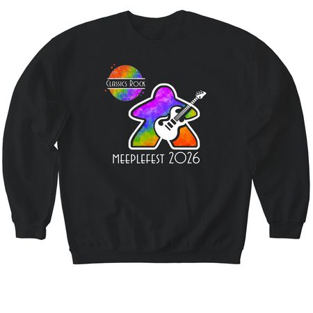 UAG: Classics Rock (Dark), a Black Softstyle Crewneck Sweatshirt