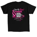 Join My Team, a Black Classic Unisex Tee (back-view)
