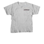 RECFAB, a Sport Grey Youth Unisex Tee (back-view)