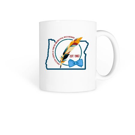 OAMR Annual Conference '26 Merch, a White Coffee Mug