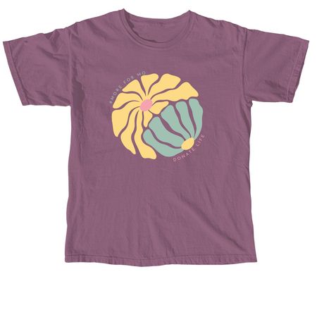 More For Mo | Flowers, a Berry Comfort Colors Unisex Tee