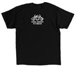 Colorado Strongman, a Black Classic Unisex Tee (back-view)