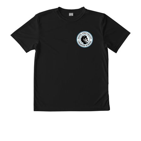 Charter athleisure classic, a Black Youth Performance Tee