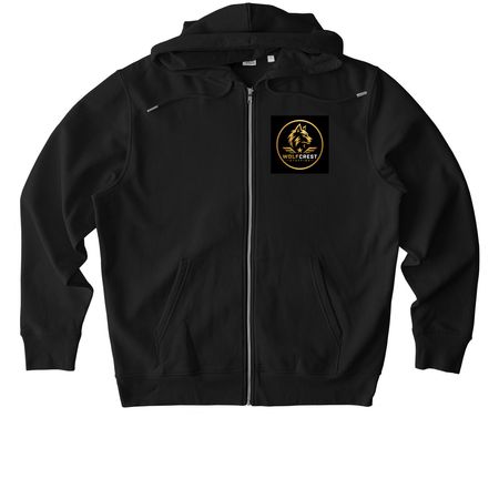 Wolfcrest Staffing, a Black Stanley/Stella Unisex Cultivator 2.0 Zip Up Pullover Hoodie