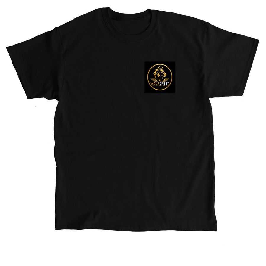 Wolfcrest Staffing, a Black Classic Unisex Tee