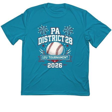 Tournament shirt tech gear, a Atomic Blue Classic Performance Tee