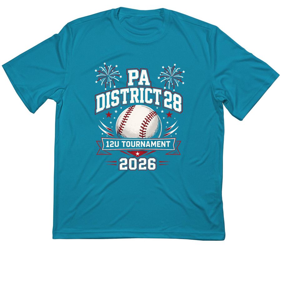 Tournament shirt tech gear, a Atomic Blue Classic Performance Tee