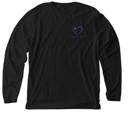 Someone To Tell It To, a Solid Black Blend Premium Long Sleeve Tee