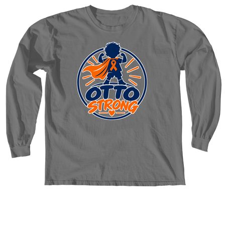 Otto Strong&nbsp;, a Grey Comfort Colors Long Sleeve Tee