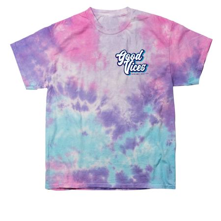 Good Vices T-Shirt, a Cotton Candy Classic Tie Dye Tee