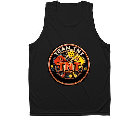 Logo 2 - TNT, a Black Unisex Performance Tank