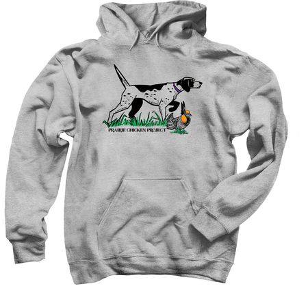Stevie Pointer & Booming Bob Tee/Crew/Hoodie, a Sport Grey Pullover Hoodie