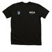 150th Shield + Yale Rugby Est 1875, a Solid Black Blend Premium Unisex Tee