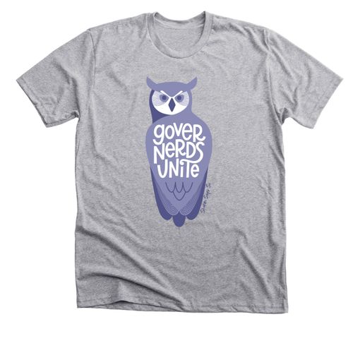 Governerds Unite Owl (Purple) Premium Tee