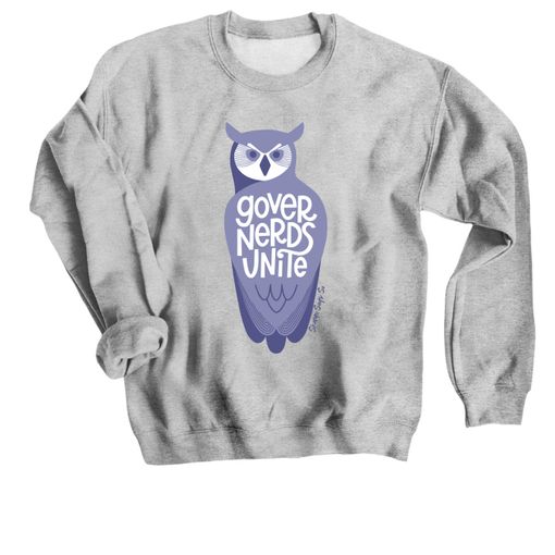 Governerds Unite Owl (Purple) Sweatshirt