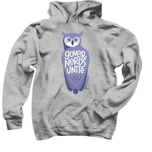 Governerds Unite Owl (Purple) Hoodie