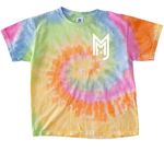 The LITTLE BOOTS Collection, a Eternity Youth Tie Dye Tee (back-view)