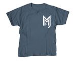 The LITTLE BOOTS Collection, a Indigo Youth Unisex Tee (back-view)