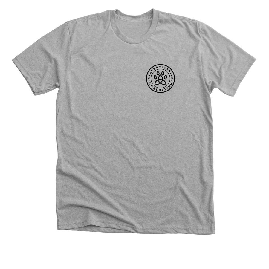 Synergy Canine Consulting, a Athletic Heather Premium Unisex Tee