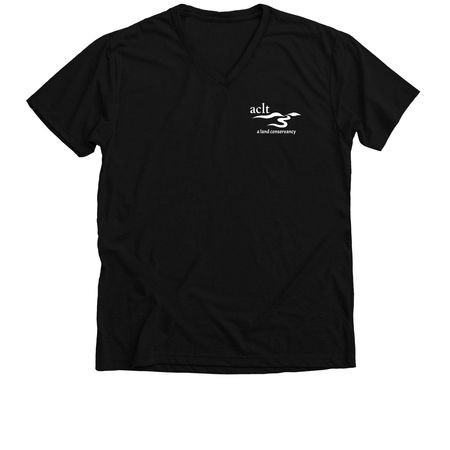 ACLT 2026 PCC-White Logo, a Solid Black Blend Premium V-Neck Tee