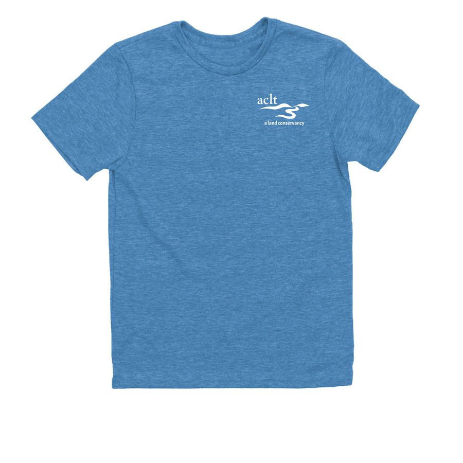 ACLT 2026 PCC-White Logo, a Azure Blue Allmade Youth Eco Triblend Tee