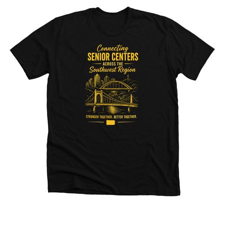 PASC Southwest Region, a Solid Black Blend Premium Unisex Tee