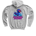 2026 Undefeated Limited Edition Apparel, a Sport Grey Youth Pullover Hoodie (back-view)
